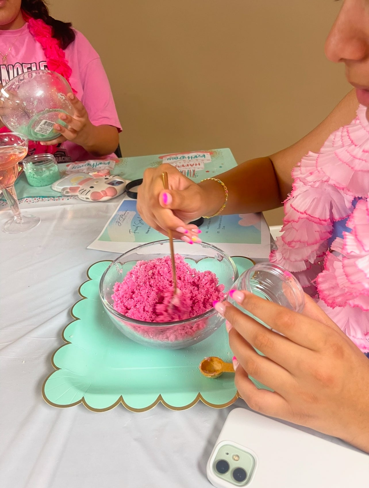 Facial Scrub party for kids