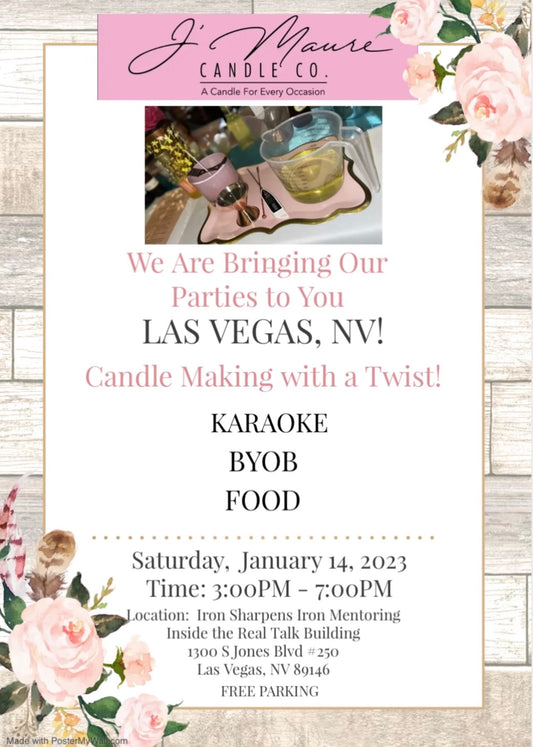 Las Vegas!  Candle Making with a twist!