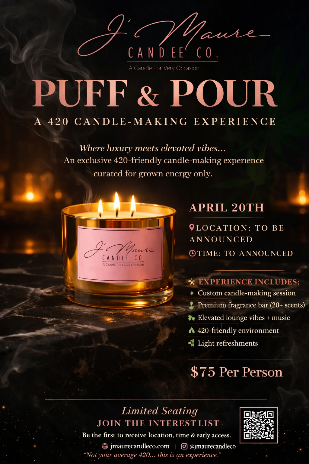 Puff & Pour Candle Making & Karaoke